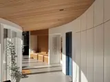 Speciallavet listeloft til buet arkitektur 