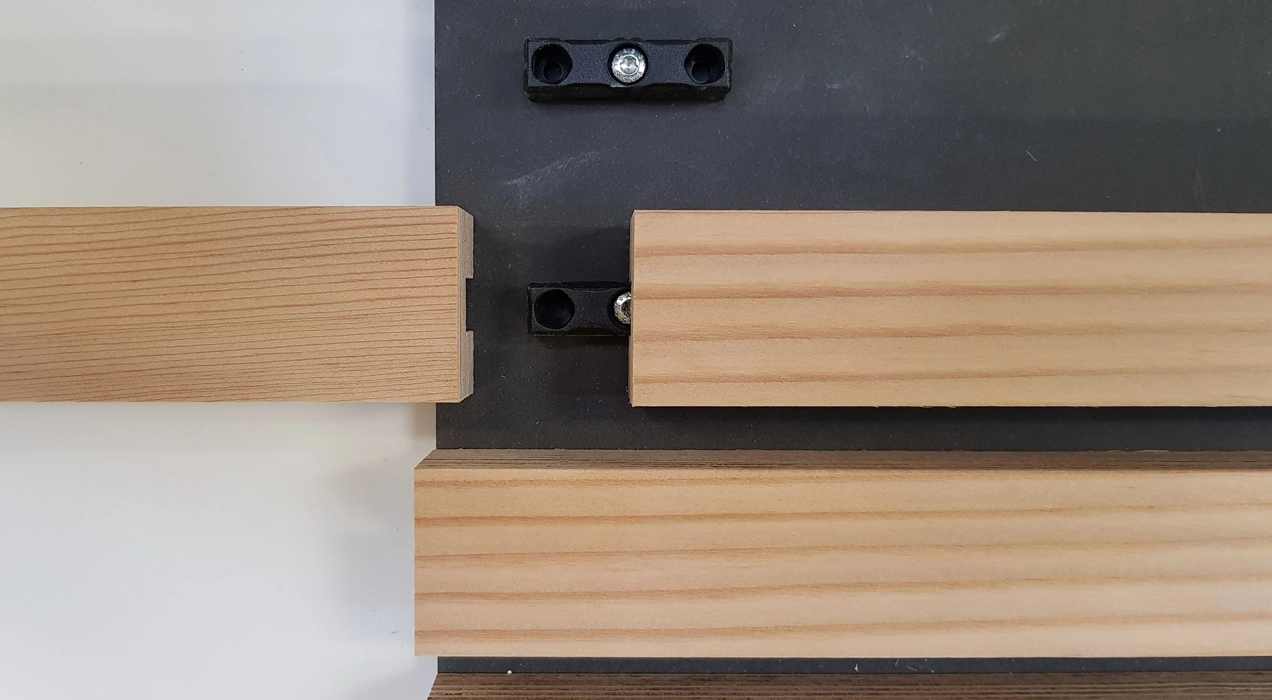 wood-click system til usynlig montering af trælister