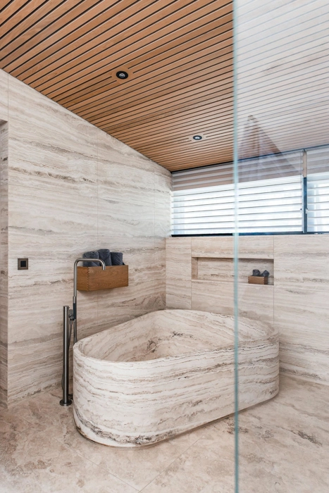 akustikloft badeværelse, badeværelse loft med akustik listeloft